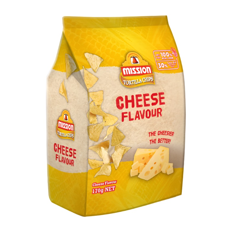 MISSION Tortilla Chips Cheese Flavour 170g
