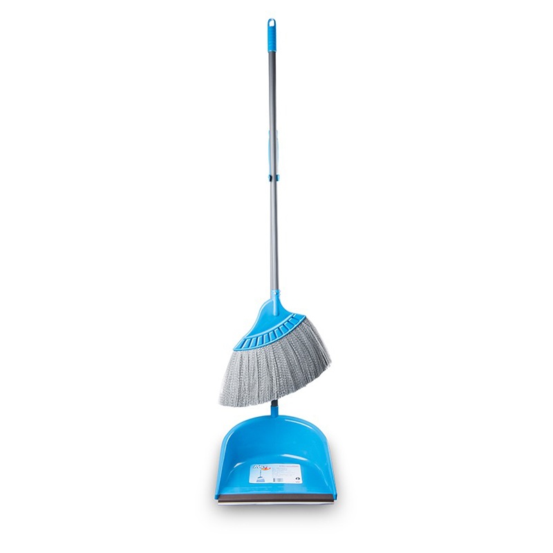 Poly-Brite Broom and Dustpan per set