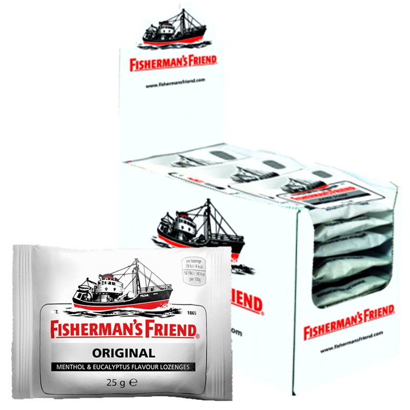 Fishermans Friend Original Menthol & Eucalyptus Flavour Lozenges 25g pack of 24 pieces