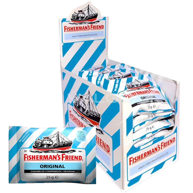 Fishermans Friend Sugar free Original flavour Lozenges  25g pack of 24 pieces