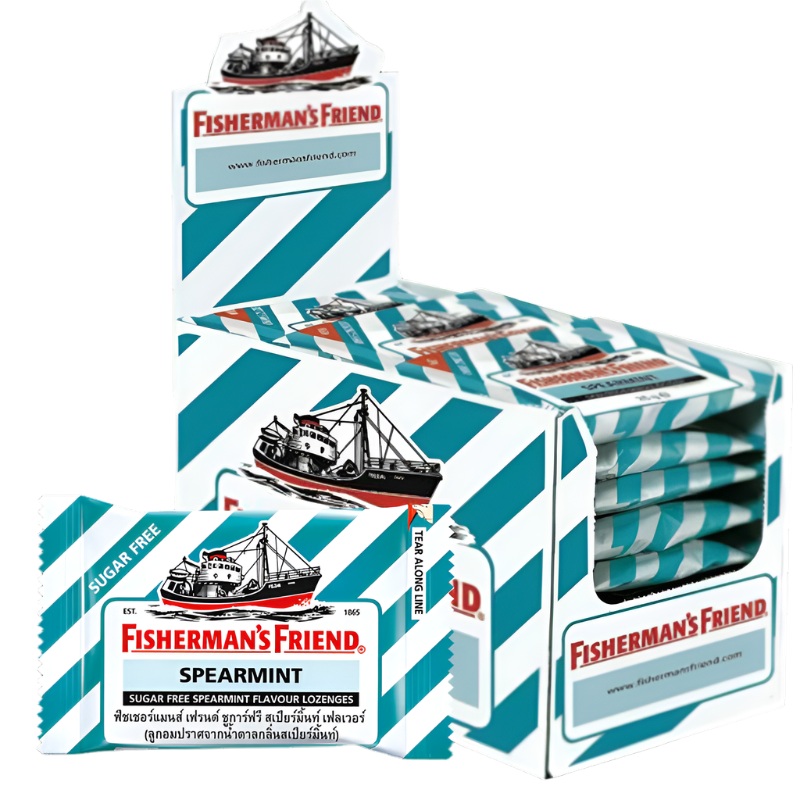 Fishermans Friend Sugar free Spearmint Flavour Lozenges  25g pack of 24 pieces