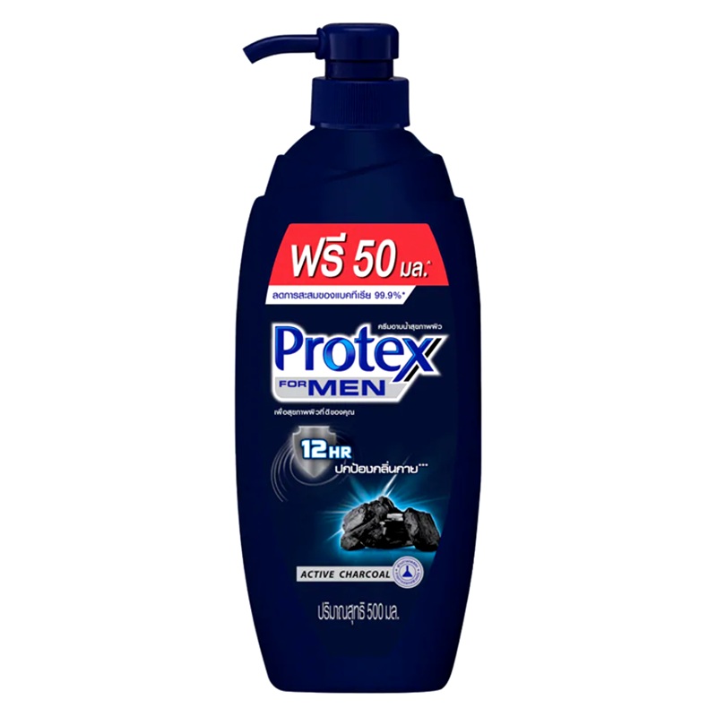 Protex For Men Active Carcoal Shower Cream 12 Odor Protection Size 450ml