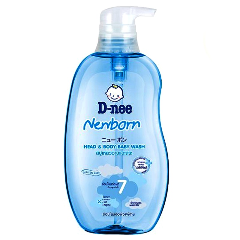D-nee Newborn Head & Body Baby Wash Size 380ml