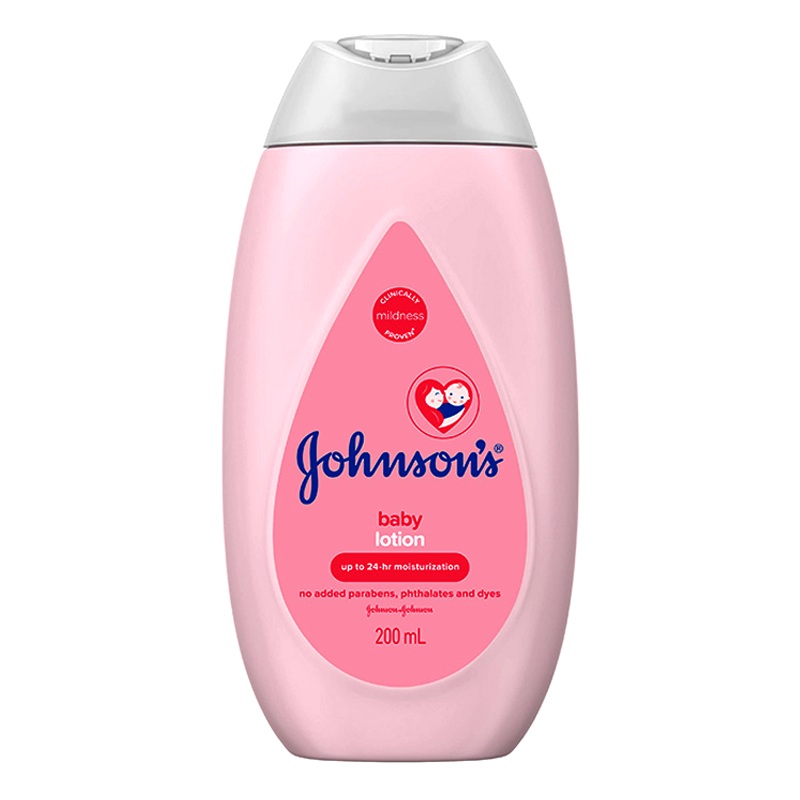Johnsons Baby Lotion Up to 24 hr moisturization No added Parabens, Phthalates and dyes Size 200g