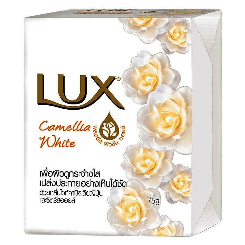 LUX Bar Soap Camellia White Scent Formula Floral Fusion Oil Size 70g pack of 4pcs