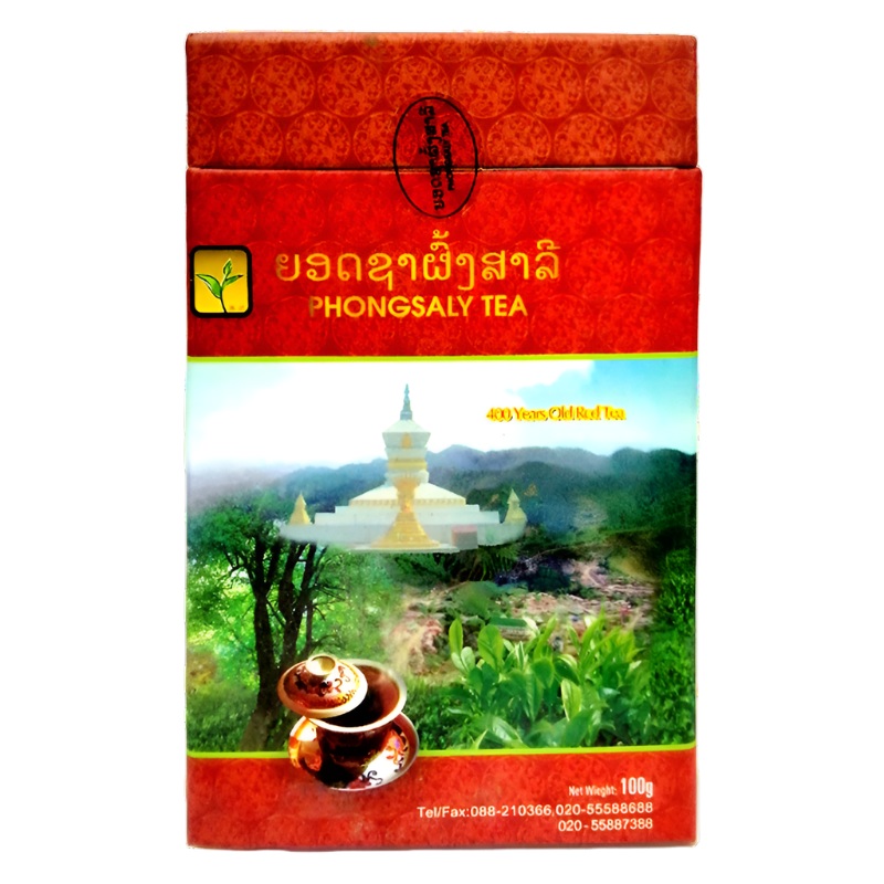 Phongsaly Tea Brand old Red Tea 400years (Leaf type) Size 100g