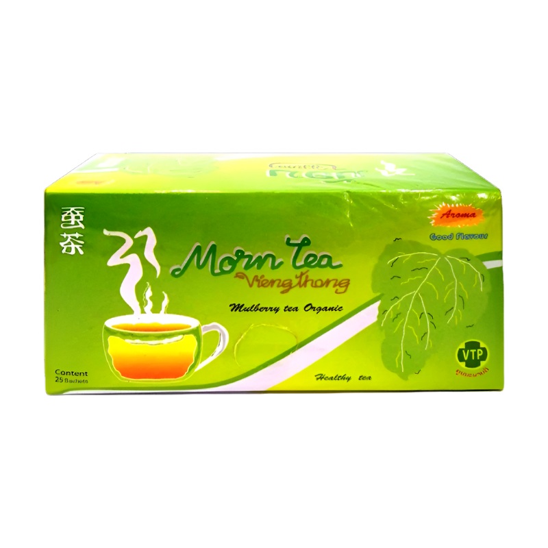 Vieng Thong Morn Tea Mullerry Tea Organic Aroma Good Flavour pack of 25 Sachets