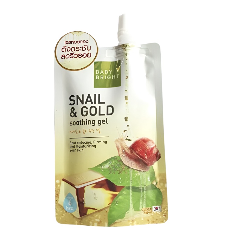 Baby Bright Snail & Gold Soothing Gel 50g
