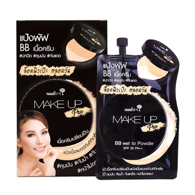 Nami Make Up Pro BB Wet To Powder 7g pack 6 pcs