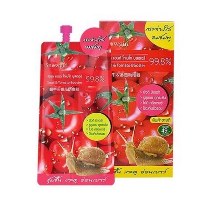 Snowgirl Snail & Tomato Booster 15g pack 6 pcs