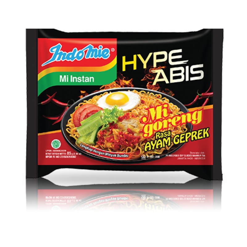 Indomie Mi Goreng Hype Abis Ayam Geprek Spicy Crushed Crispy Fried Chicken Flavour Instant85g