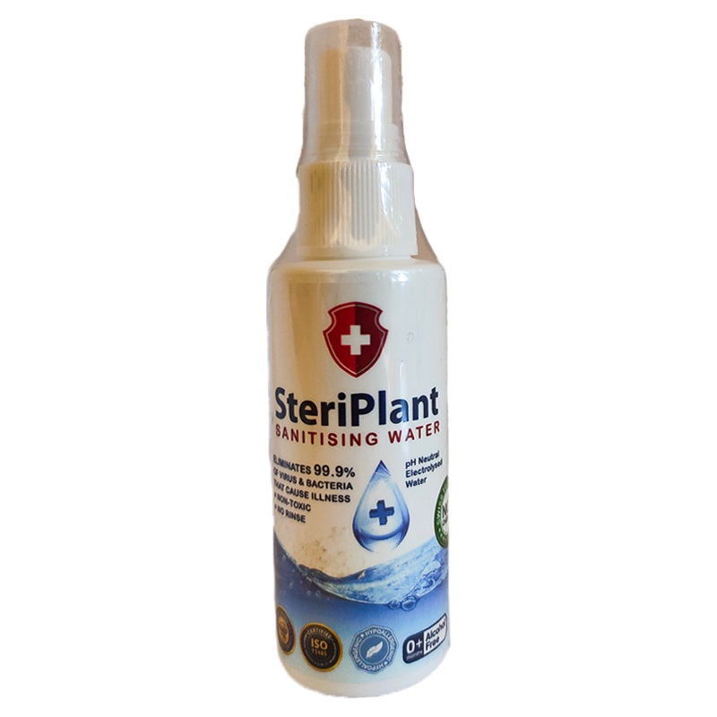 Steriplant Sanitising water Eliminates 99.9% of Germs & Bacteria Size 50 ml