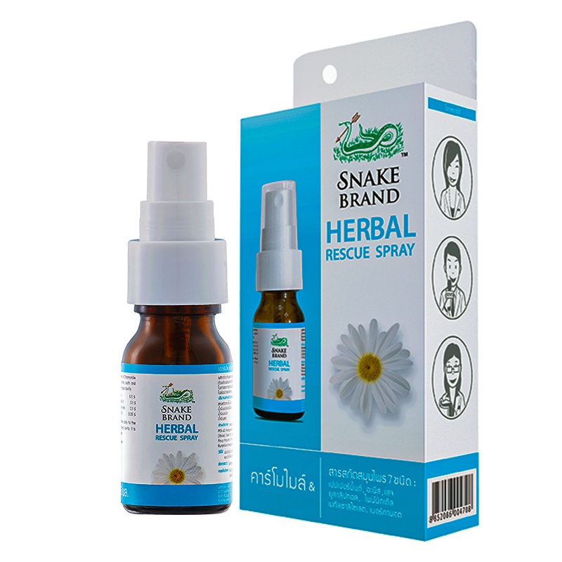 Snake Brand Herbal Rescue Spray Size 15ml