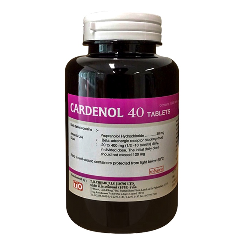 Cardenol 40 Contains 1000 tablets