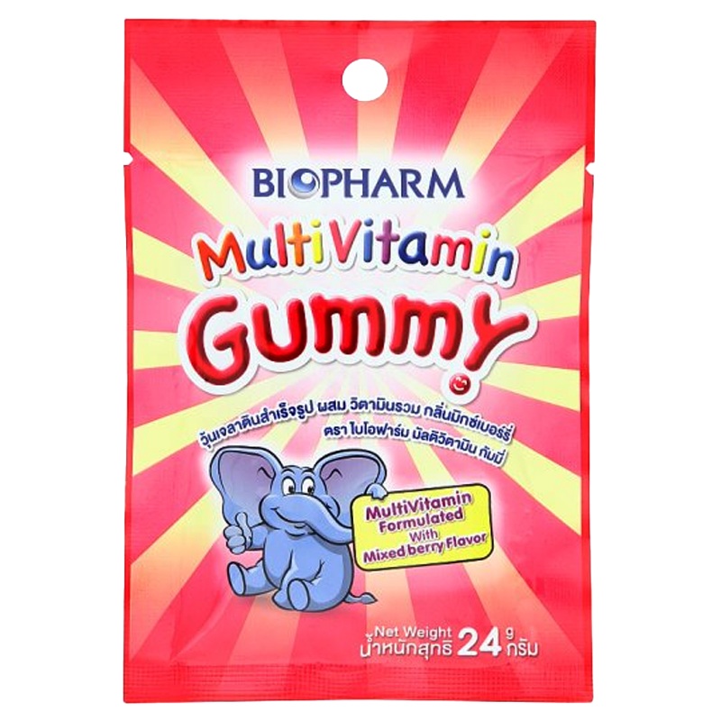 Biopharm Multi Vitamin Gummy Mixberry Flavor Gummy Jelly Size 24g