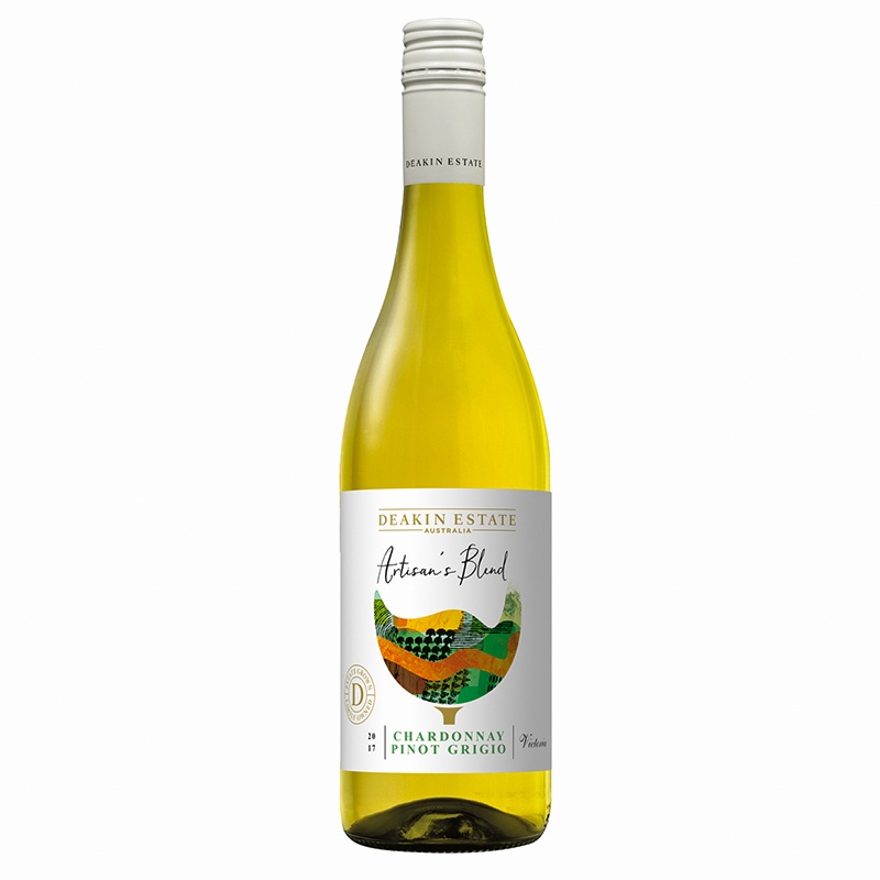 DEAKIN ESTATE ARTISANS BLEND CHARDONNAY PINOT GRIGIO 750 ML