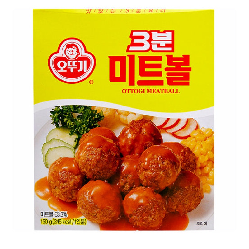 Ottogi 3 minutes Meatball Size 150g