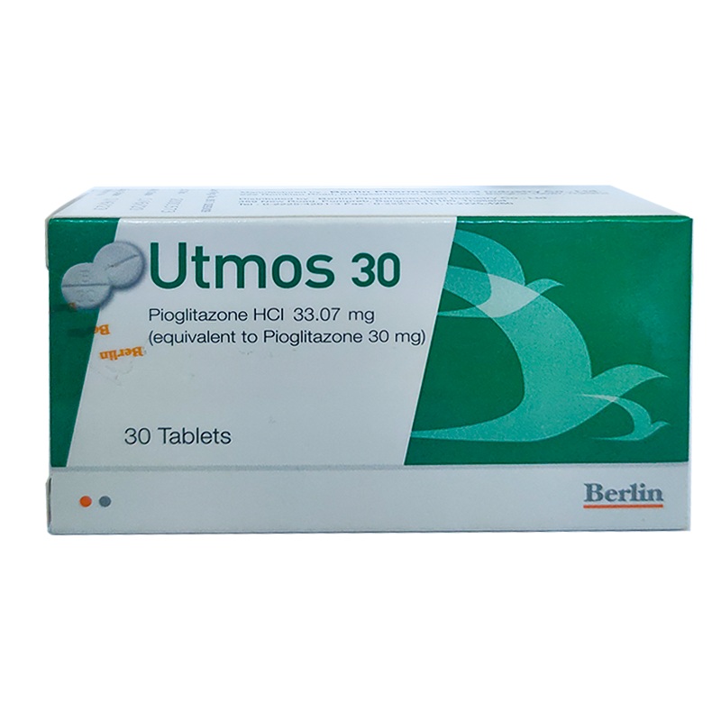 Utmos 30 mg boxes of 30 tablets