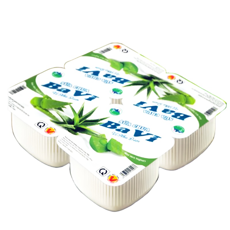 Ba Vi Yoghurt Aloe vera Size 100g pack of 4pcs