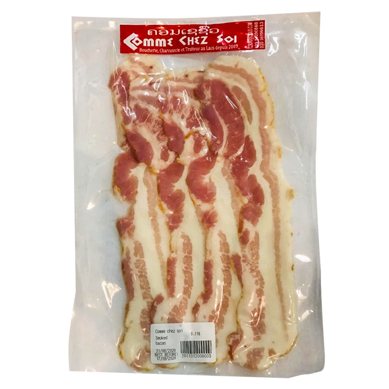 Comme Chez Soi Smoked Bacon Size 120g