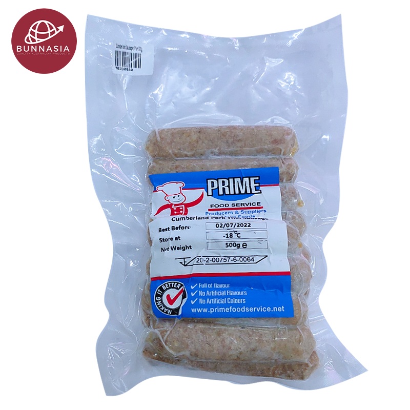Frozen Sausages Pork Cumberland (Thin) (12 links) 500g