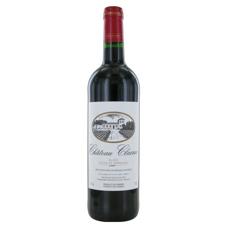 CHATEAU CLAIRAC BLAYE COTES DE BORDEAUX 750 ML
