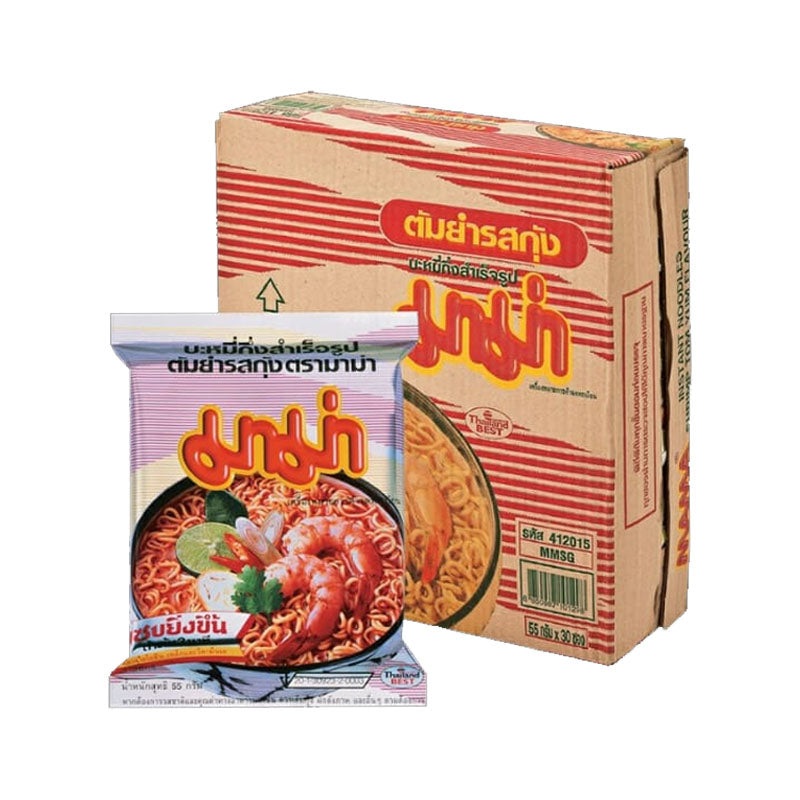 Mama Tomyum Kung 55g Carton 30Pcs