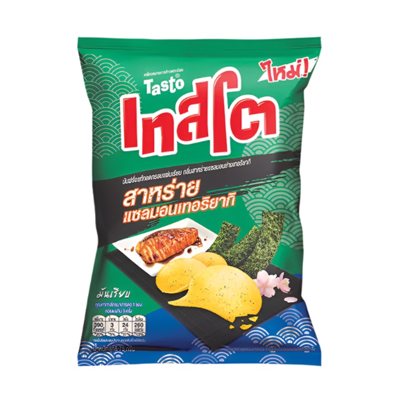 Tasto Japanese Seaweed Salmon Teriyaki Flavor 52g
