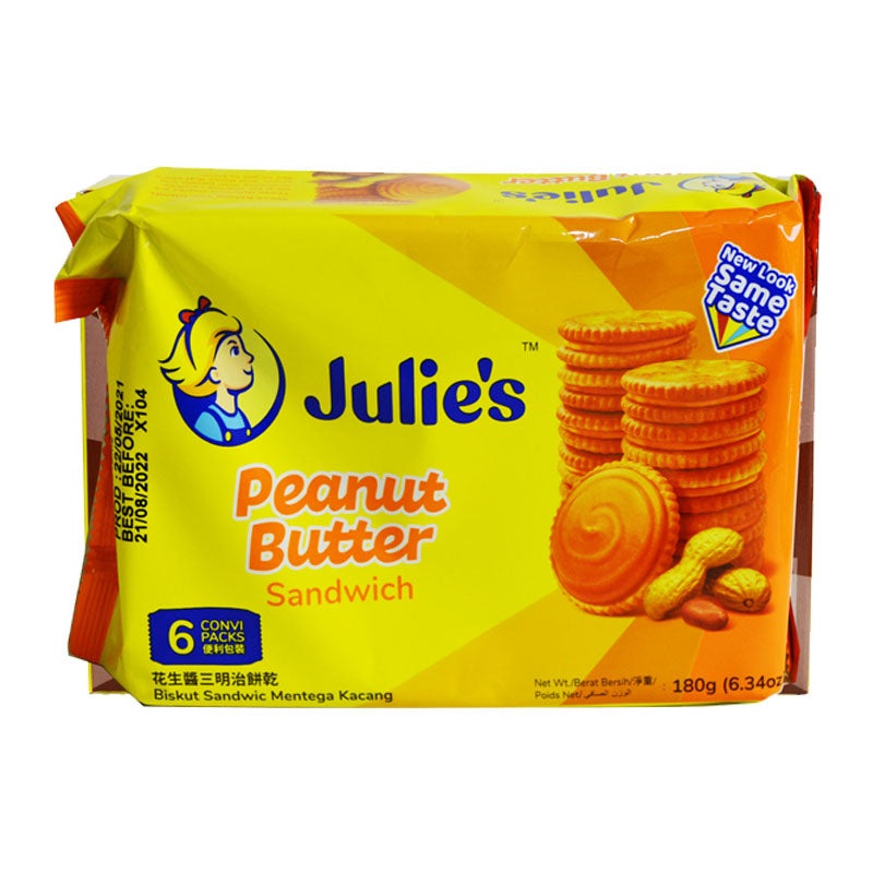 Julie's Peanut Butter Sandwich Size 180g