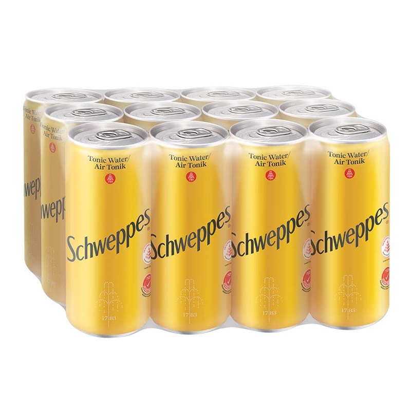 Schweppes Tonic Water 325ml x 12 cans