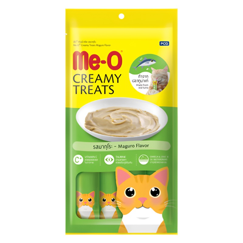 Me-O Creamy Treats Maguro Flavour 15g Pack 4 sachets
