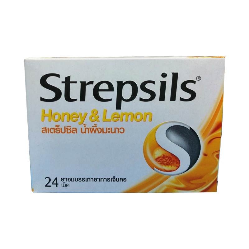 Strepsils Honey & Lemon Relieve Sore Throat  24Tablets