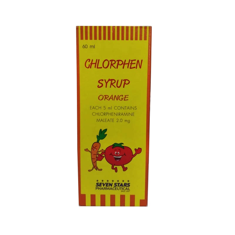 Chlorphen Syrup Orange Seven Stars 60ml