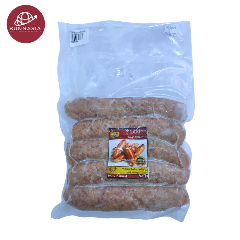Chef's Kitchen Smoked Pork (thick) Pack 500g Per Pack