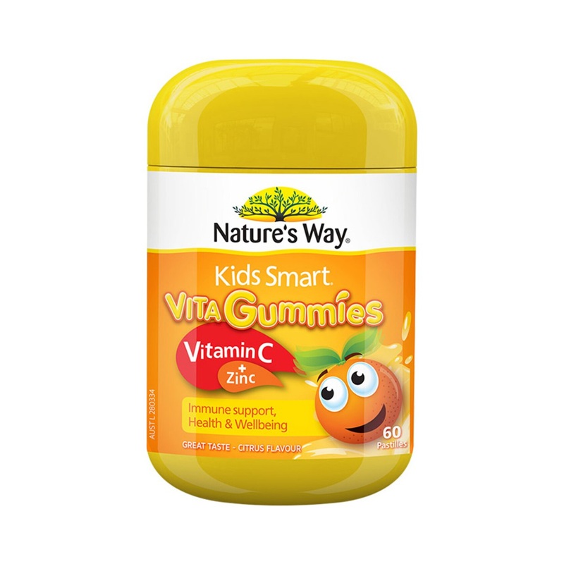 Nature's Way Kids Smart Vita Gummies Vitamin C + Zinc 60 Pastilles