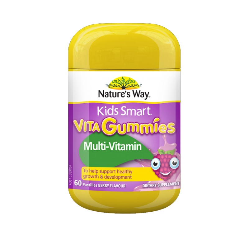 Natures Way Kids Smart Vita Gummies Multivitamin & Vegies 60 Pastilles