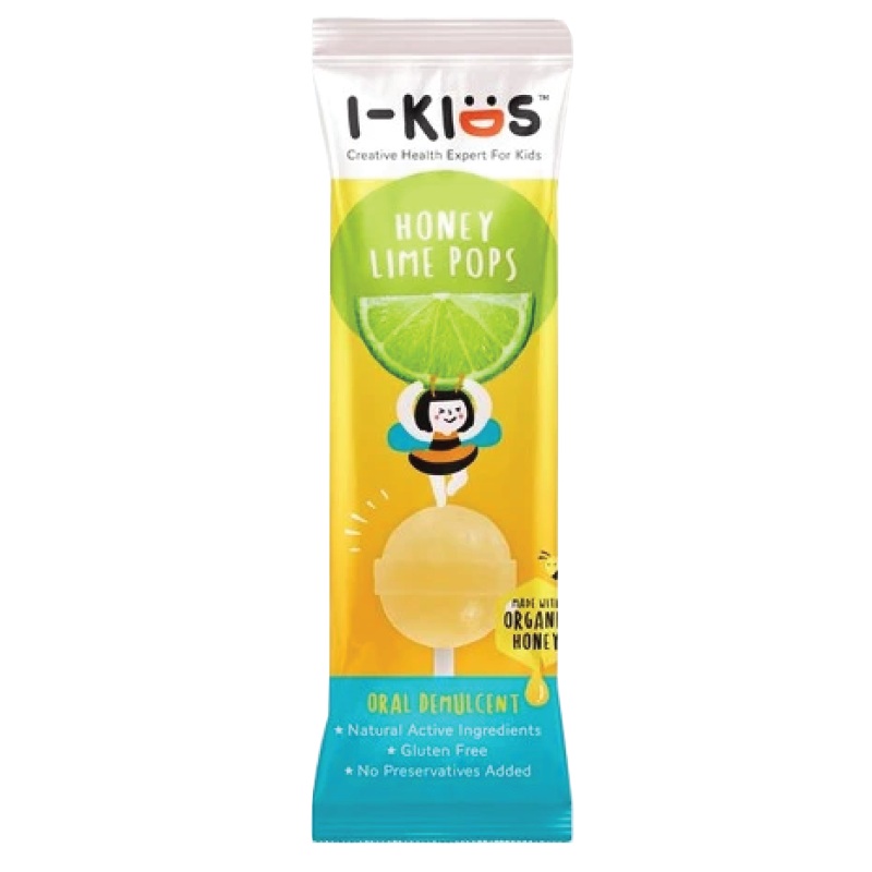 I-Kids Honey Lime Pops Honey Lemon Candy