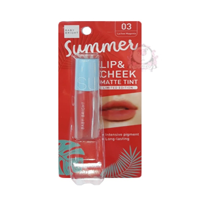 Baby bright Summer Lip & Cheek Matte Tint#03 2.4g