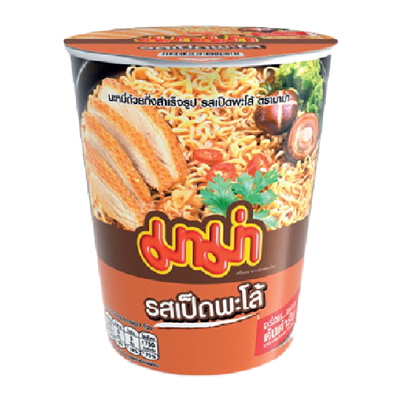 Mama Cup Instant Noodles  roast duck Flavour Size 60g