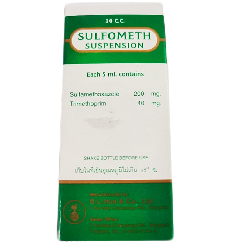 Sulfometh Suspension 30 C. C.