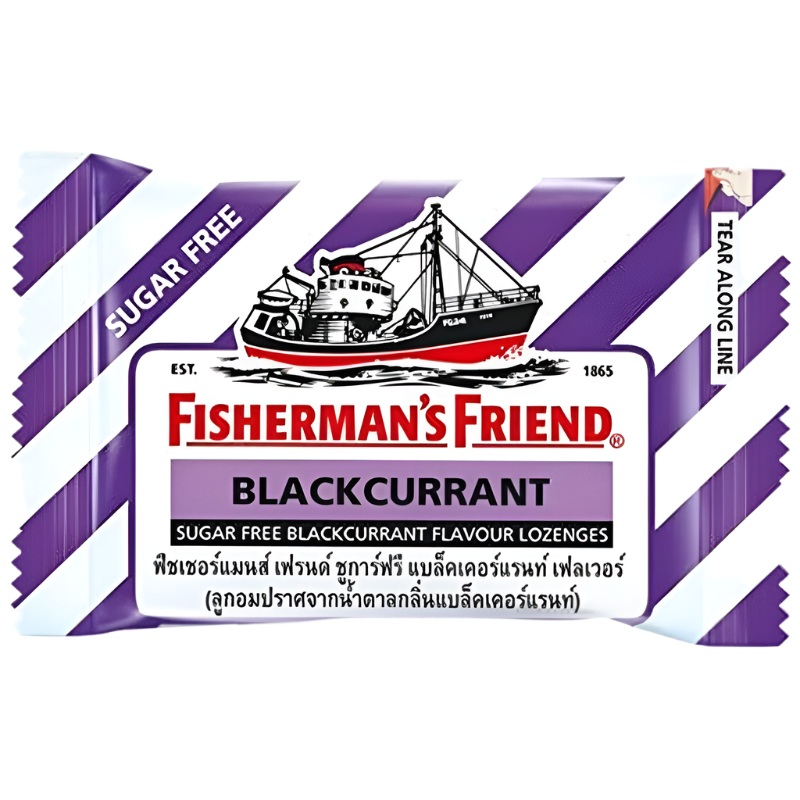 Fishermans Friend Sugar free Blackcurrant flavour Lozenges  25g