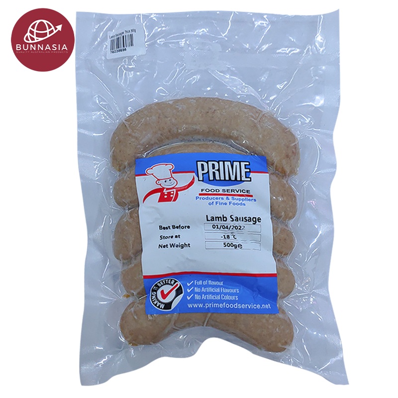Prime Lamb Sausage Pack 400g