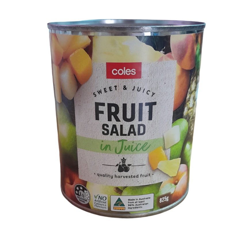 Coles Fruit Salad in Juice 825g