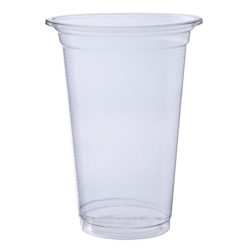 Yi Wen Brand Plastic Glass (clear curls) Size E-18 Pack 50 Pirces