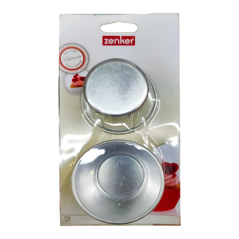 Zenker Muffin Cups Stainless Pack 4 pcs