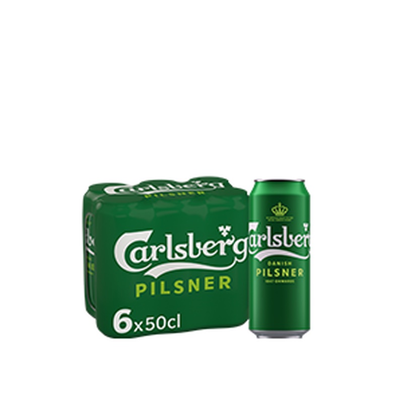 Carlsberg 500ml can Pack 6 cans