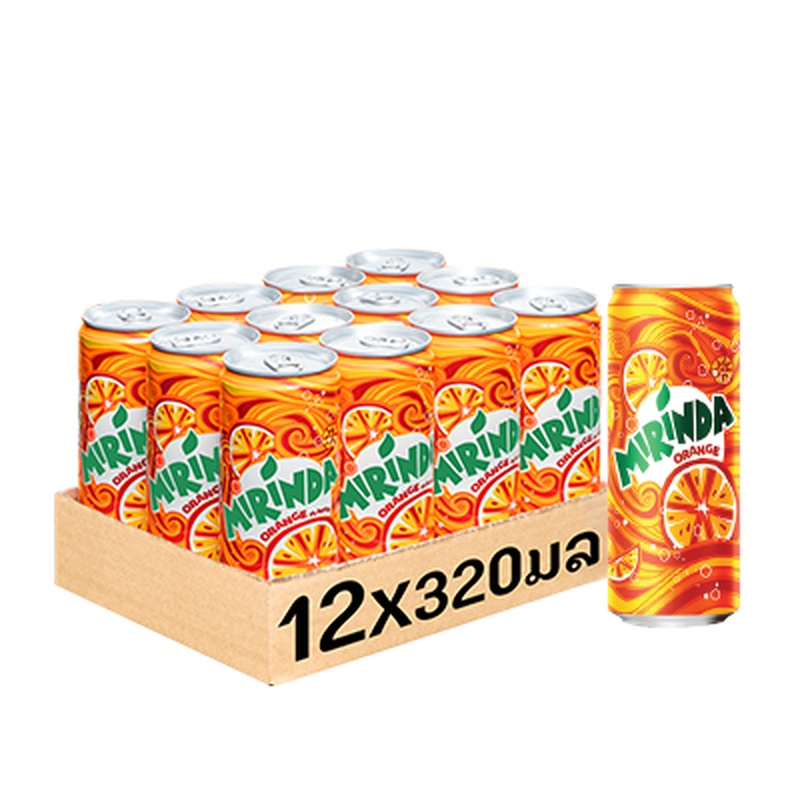 Mirinda Orange 320ml Shrink film12 cans