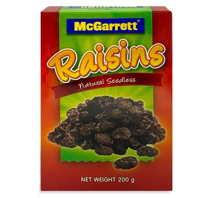 Mcgarrett Raisins natural seedless 200g