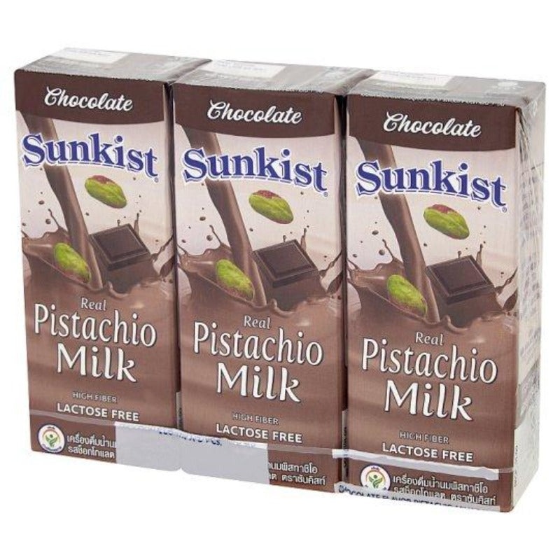 Sunkist Chocolate Flavor Pistachio Milk 180ml x 3pcs