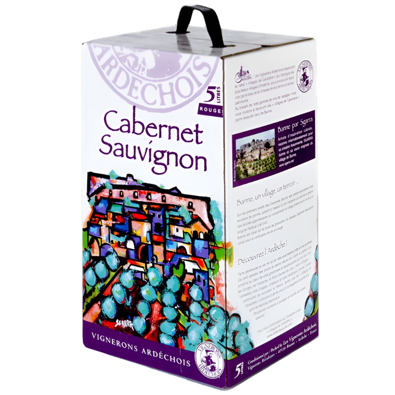 ARDECHE CABERNET SAUVIGNON 5L , France